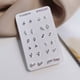 thumbnail image 3 of Juego de 12 pares de pendientes de plata, pendientes sencillos que combinan con todo, estilo de moda para mujeres estudiantes, pendientes pequeños populares, 3 of 5