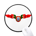 thumbnail image 1 of Portugal National Emblem Country Symbol Mouse Pad Desktop Office Round Mat for Computer, 1 of 2