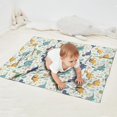 thumbnail image 2 of LightColor Dinosaurs Floral Pattern Blanket,Comfortable Soft Lamb Wool Throw Blanket,All Season,Warm Lightweight Blankets for Sofa Bed Couch Living Room Chair,30"x40", 2 of 4