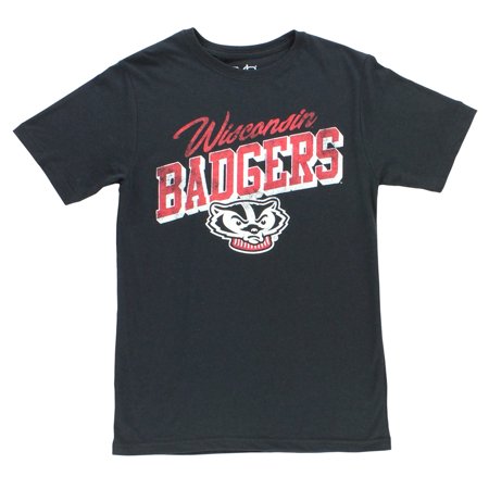 - Old Varsity Wisconsin Badgers Shirt Black S