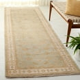 thumbnail image 4 of Safavieh  Couture Hand-knotted Oushak Rikey Traditional Oriental Wool Rug with Fringe 9'  x  12' 9' x 12' Indoor,Handmade Living Room,Bedroom,Dining, 4 of 5
