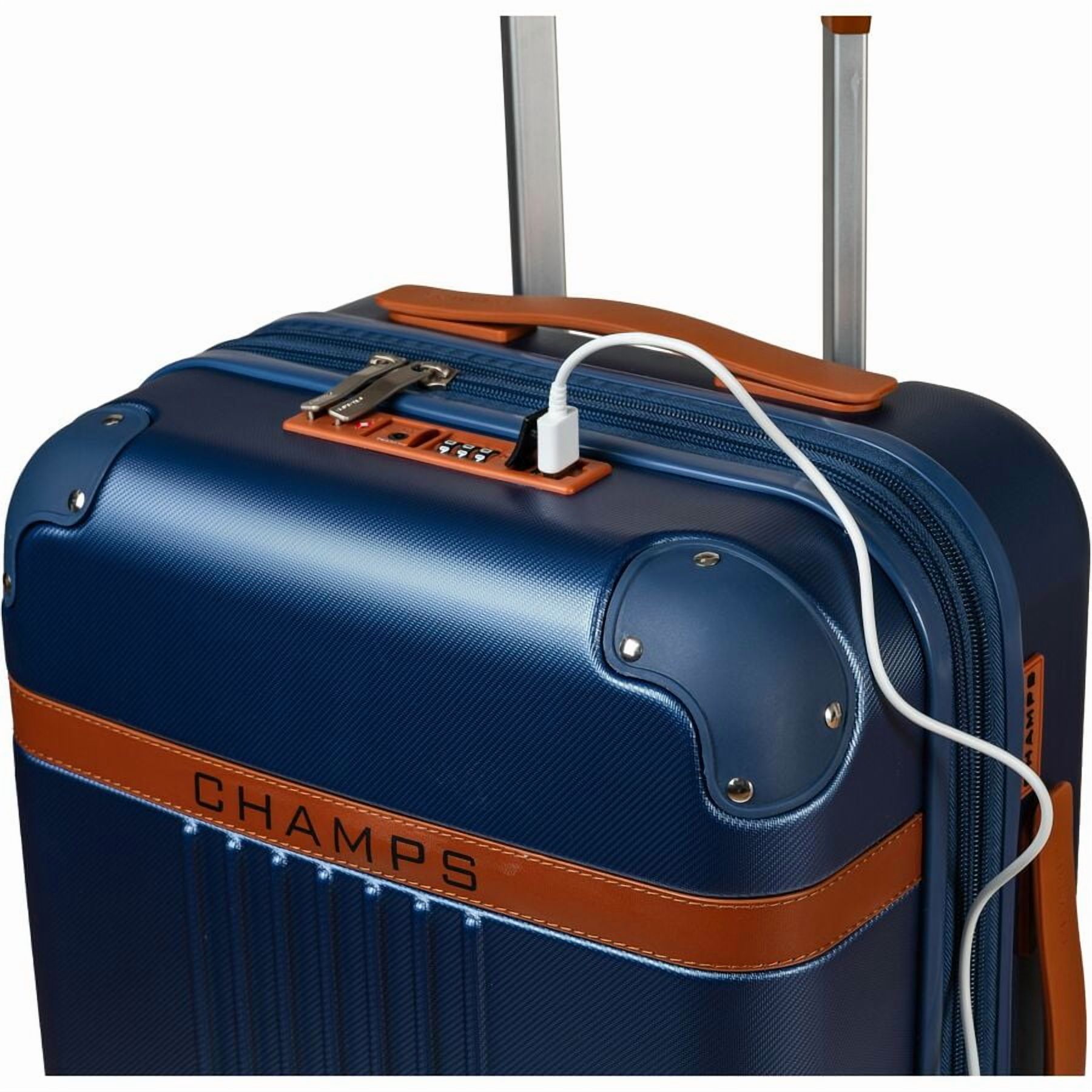 CHAMPS Vintage Collection, Hardside Carry-on, Navy