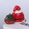 thumbnail image 4 of Artesanías de resina de Papá Noel creativas nórdicas, adornos para la decoración del hogar, sala de estar, escritorio, regalos de Navidad B, 4 of 5