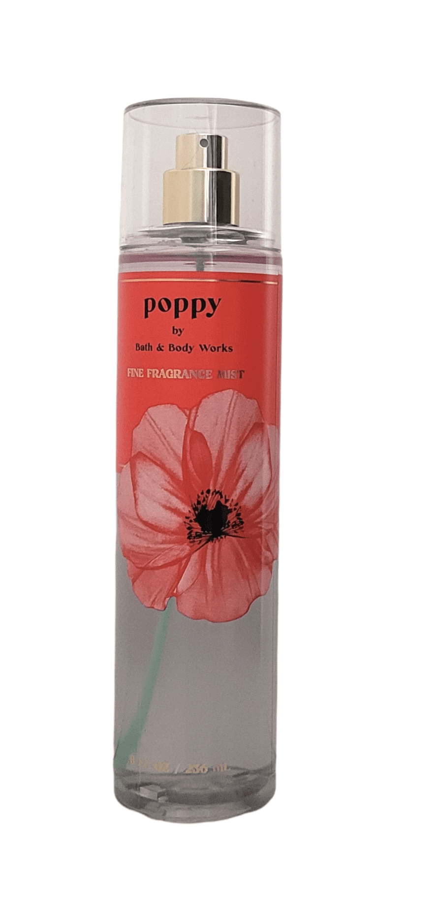 Bath and Body Works Poppy Fine Fragrance Body Mist Full Size 8 fl oz