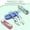 BU, variant on Children's Stainless Steel Cutlery Set - Fork & Spoon Combination, Green