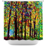 Shower Curtains - DiaNoche Designs by Mandy Budan - Standing Room Only