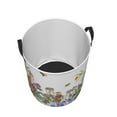 thumbnail image 3 of Fotbe Herbs and Wildflowers Laundry Basket with Handles, Waterproof Large Laundry Hamper, Wash Bag for Corner Dorm, Rolling Laundry Basket with Handles-Small, 3 of 8