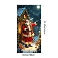 thumbnail image 3 of Christmas Patterned Door Decor With Elastic Fabric Fit, Seasonal Hanging Banner For Home, Office, And Party Entryway Holiday Ambiance And Welcome Display, 3 of 6