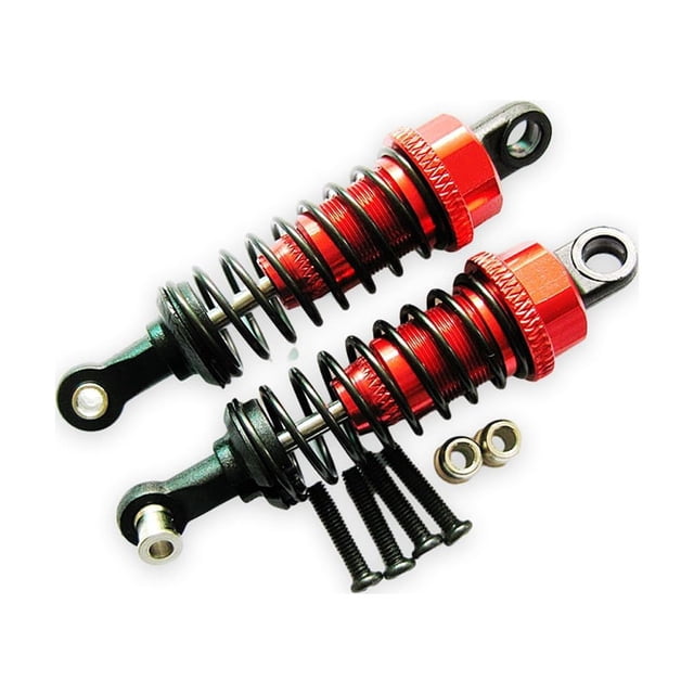 Bewildely Amortiguador de 71MM, 2 pack/lote, para 1/18 Hobbico Dromida Revel 24540 Scorch Performance Kits de construcción modelo Rojo