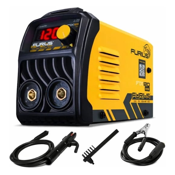 Soldadora Inversora Furius  Electrodo / Tig Lift 120 Amp 110v FW120