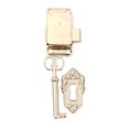thumbnail image 3 of Retro Furniture Drawers Door Lock Set Decorative Lock with Key, Vintage Latch Decorative Door Lock, 3 of 5
