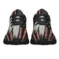 thumbnail image 5 of Native American flag Eagle Feather Shoes Sneakers Black Size 4, 5 of 7
