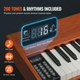 thumbnail image 4 of Piano digital VEVOR de 88 teclas con teclado doble y soporte de cuatro patas, 4 of 9