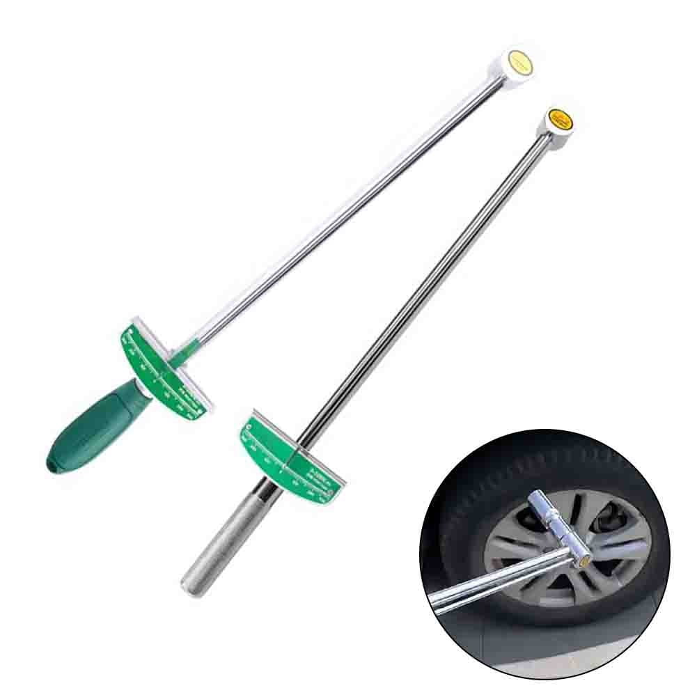 Beam Torque Wrench for Automotive Applications Featuring a Graduated Indicator for Accuracy (metal handle)