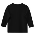 thumbnail image 5 of WAVSUF Girls Halloween Top, 3/4 Sleeve Soft Comfort Round Neck Fall Cute Festive Pullover Black 9, 5 of 6