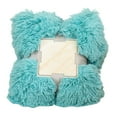 thumbnail image 2 of Anhility Faux Fur Blanket Fluffy Throw Blankets for Couch & Bed, Cozy Fuzzy Blanket 51.18x62.99in, Super Soft Warm Lightweight Throw Blanket for Travel Camping, Blue, 2 of 6
