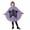 Purple, variant on Girls Hooded Jumpsuits Long Sleeve Graphic Bluses Halloween Themed Party Stylish Festival Tops for Kids