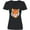 AB-Black, variant on Tiger Head Women's V-Neck T-Shirt