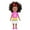 B, variant on Wdhugt Black Baby Doll With Curly Hair 10 Inch Vinyl Doll For Girls Ages 3-6 Years Old Soft Body Toy Pvc Material Color B B