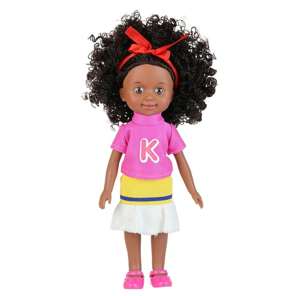 Tarmeek Baby Doll Toys for Girls Age 3 4 5 6 7 Years Old,10 Inch Black African Black Baby Cute Curly Black Baby Dolls Toy Birthday Christmas Gifts for Kids Aged 1 2 3 4 5