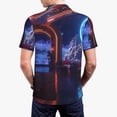 thumbnail image 6 of Salouo Futuristic Bar Space View for Men's Short Sleeve Polo Shirts,Polo Shirts for Men Performance Short Sleeve Golf Shirt Athletic Casual Collared T-Shirt-X-Large, 6 of 8