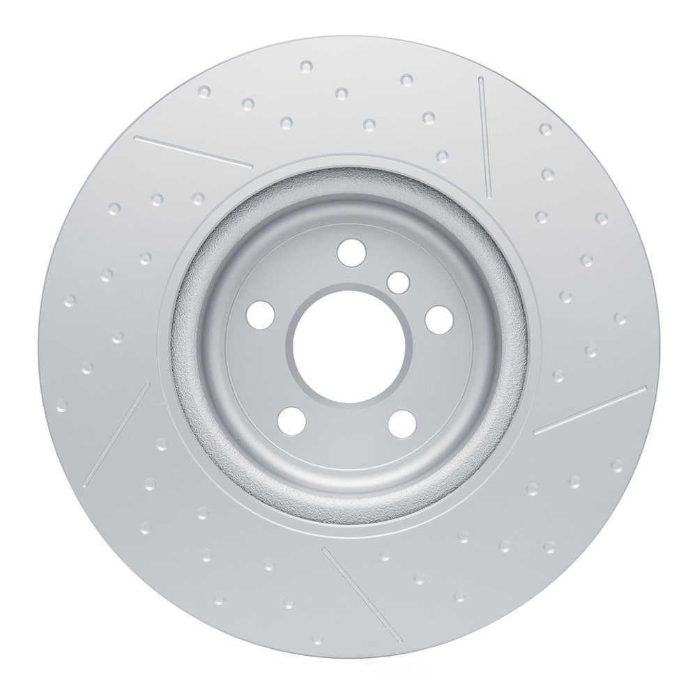 Dynamic Friction Company 644-31196D DFC Geospec Coated Rotor - Dimpled And Slotted