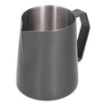 thumbnail image 3 of Frother Cup, Anti Spill Black Multipurpose Pointed Mouth Frothing Pitcher  for Home for Kitchen 350ML, 3 of 8