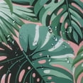 thumbnail image 5 of Awypu Bathroom Shower Curtain Set with Hooks - Summer Palm Leaf Hawaii California Tree Jungle - Waterproof - Multiple Sizes White, 5 of 7