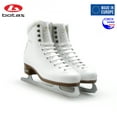 thumbnail image 2 of BOTAS - model: DIANA / Made in Europe (Czech Republic) / Comfortable Figure Ice Skates for Girls, Kids / Real Leather Upper / Higher and Wider cut / SABRINA blades / White, Junior 1, 2 of 6