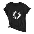 thumbnail image 5 of Birdeem T-Shirt Blouse à Manches Courtes à Col Rond Imprimé pour Femmes Grande Taille, 5 of 5