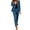 Dark Blue, variant on Business Suit Sets for Women Elegant Long Sleeve Solid Suit Pants Tops Dressy Casual Interview Clothes