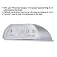 thumbnail image 2 of Noref LED Light, Automatic Sensor Light,Intelligent PIR Infrared Automatic Sensor Motion Detector Keyhole Lock Light 4 LED Lamp, 2 of 8