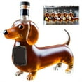 thumbnail image 7 of Funny Dachshund Dog Whiskey Bottle Shaped Whiskey Bottle Unique Red Wine Decanter For Whiskey Lovers Dog Lovers 9.3", 7 of 7