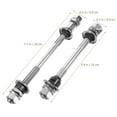 thumbnail image 2 of BESTOYARD 2Pcs Bicycle Front and Rear Axle Quick Release Durable Metal Shaft for Mountain Bikes, 2 of 8