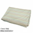 thumbnail image 5 of Striped Floor Pillow Lounger Cover, Cultural Striped Boho Motif Traditional Southwestern First Nations Artisan, Nap Mat Printed Fabric Case for 5 Pillows, 88" x 27", Multicolor, by Ambesonne, 5 of 5