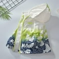 thumbnail image 2 of QQAMB Boys Rain Jackets Cotton Waterproof Zip Up Hooded Lightweight Windbreaker Coats for Kids, 2 of 6