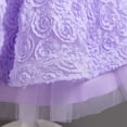 thumbnail image 4 of FYDUU Flower Girl Dress Wedding Guest Dresses Girls Birthday Party Dress Princess Dresses Formal Pageant Gown Elegant Tulle Dress 2-3 Years, 4 of 9