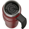 thumbnail image 4 of Thermos Stainless King Vacuum-Insulated Travel Mug with Handle - 16oz, Matte Rustic Red - Thermos Tumbler for Hot & Cold Drinks - Leak & Sweat-Proof Stainless Steel Coffee Mug with Lid for Commuting, 4 of 4
