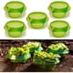 thumbnail image 2 of Juego de 10 fundas protectoras para plántulas, diámetro: 24 cm, protección para repollo y lechuga, plástico, verde, 2 of 6