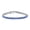 Navy, variant on Womens Clear White CZ Tennis Bracelet - 12 CTW Round Solitaire Cubic Zirconia Bridal Bracelet