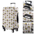 thumbnail image 5 of White Cow Head Hat Pattern Luggage Cover Fashion Suitcase Cover Baggage Covers Fit 25-28 Inch Luggage (Go Travel), 5 of 5