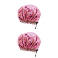 thumbnail image 4 of Gorro de dormir Qarigey para niños con hebilla ajustable rosa hoja 2piezas, 4 of 6