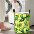 thumbnail image 4 of Picia Kiwi and Avocado Large Laundry Basket, Waterproof, Freestanding Laundry Hamper, Collapsible Tall Clothes Hamper with Extended Handles-Small, 4 of 8
