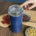 thumbnail image 1 of Estbridge Herb Grinder Spice Coffee Grinder - 200W Electric Mill  Stainless Steel Blades  Auto Power-Off  Large Capacity for Herbs  Nuts  Grains, 1 of 9