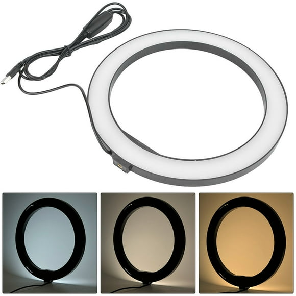 Anillo De Luz LED De 10 Pulgadas, Anillo De Luz De Maquillaje Con Abrazadera Para Teléfono Celular De Alta Definición Para YouTube Para Video Selfie Para Vivir