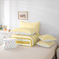 thumbnail image 6 of Erosebridal Modern Lines 7-Piece King Bedding,Line Art King Bed in a Bag,Polkadot Reversible, 6 of 7