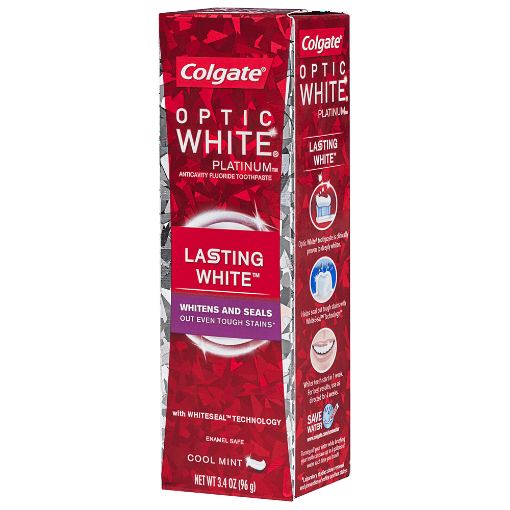 Colgate Optic White Lasting White Whitening Toothpaste 3.4 ounce