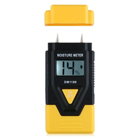 ROMANSENTIAL 1Set Digital Lcd Three-In-One Moisture Meter For Wood And Firewood With Indication And Backlight