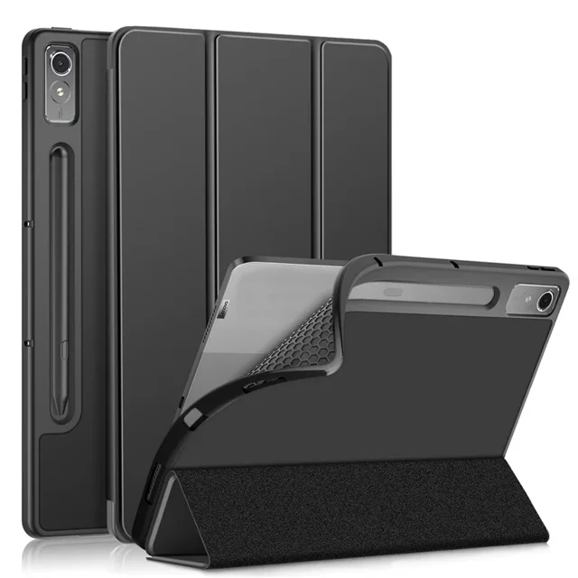 Tablet Case for Lenovo Tab P12 Case Cover 12.7 inch 2023 Magnetic Shell Funda For Xiaoxin Pad Pro 12 7 P12 Pro Gen 2 12.7 Cover black Tab P12 12.7 inch