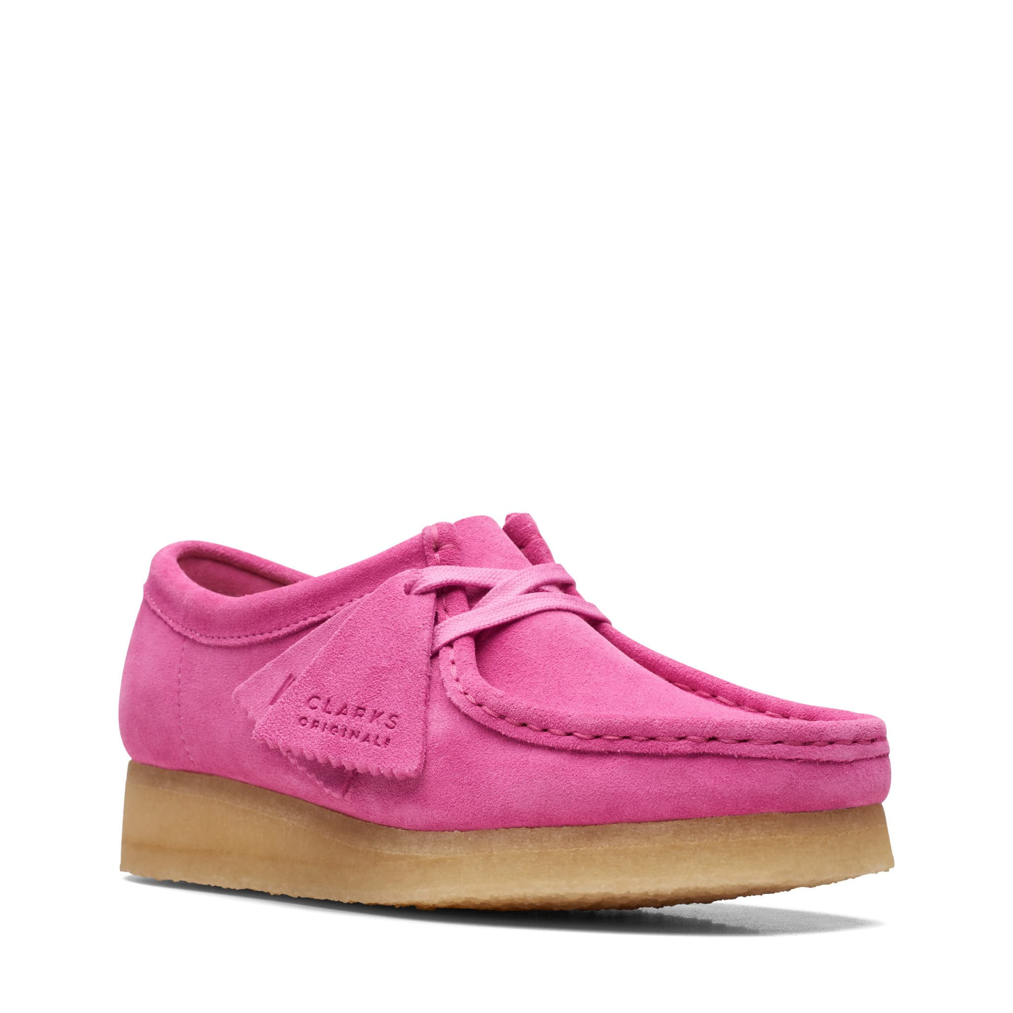 Clarks Womens Wallabee. Pink Suede | 26169914 - Walmart.ca
